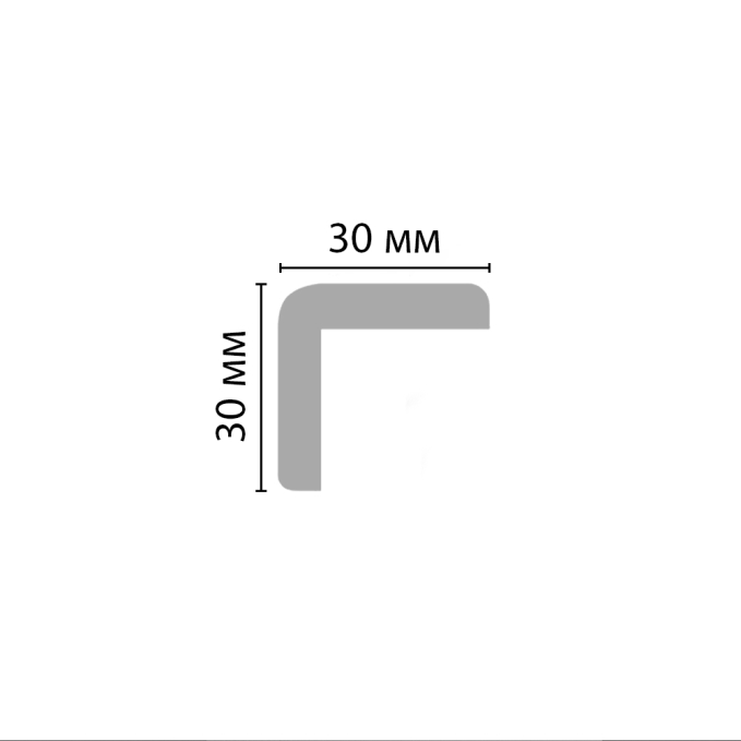 Угол Decomaster D134-115 ДМ, 30x30x2000 мм Угол Decomaster D134-115 ДМ, 30x30x2000 мм