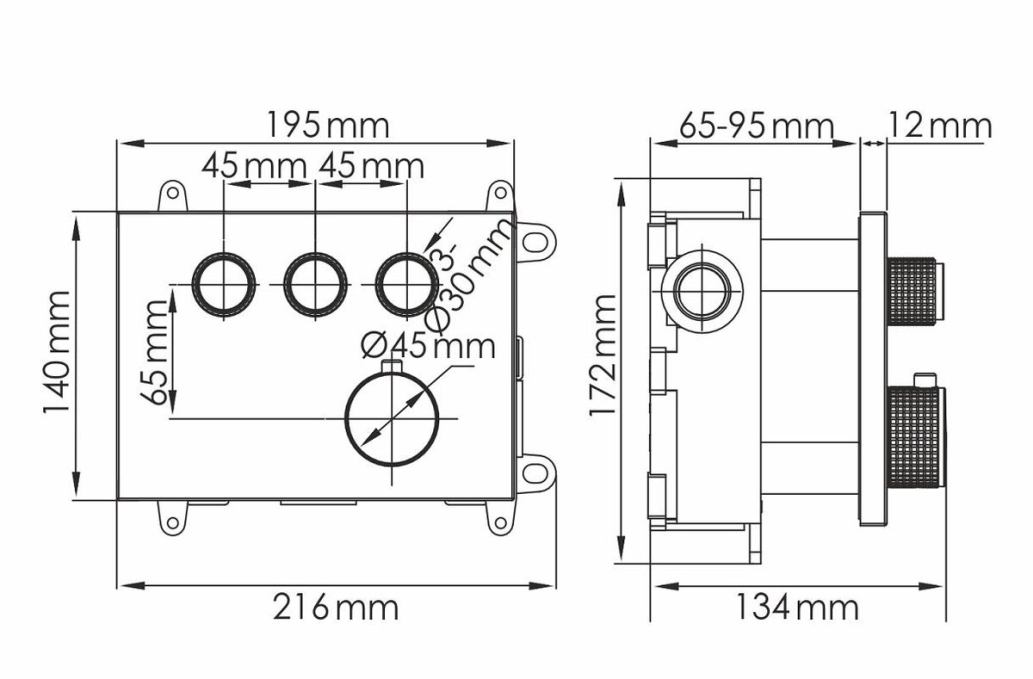 Душевая система WasserKRAFT A5558.235.198.285.194.286.308 Душевая система WasserKRAFT A5558.235.198.285.194.286.308