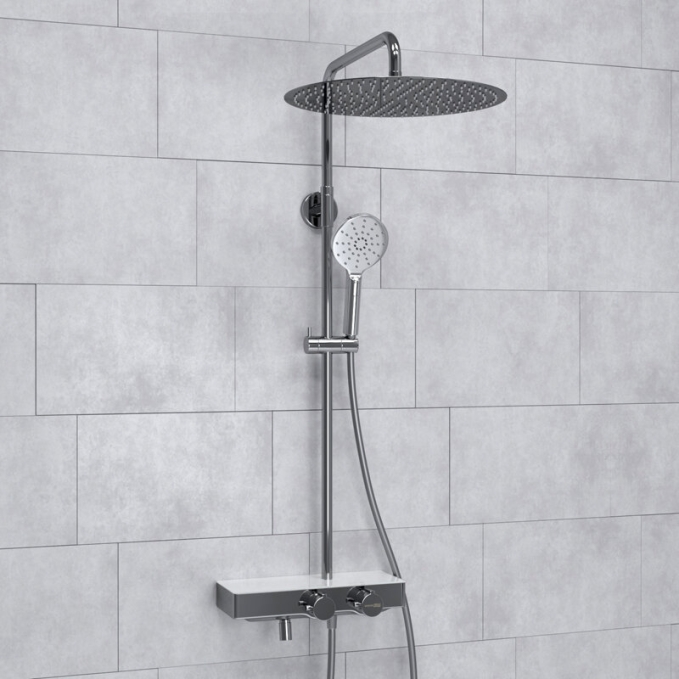 Душевая система WasserKRAFT A113.117.127.CH T Душевая система WasserKRAFT A113.117.127.CH T