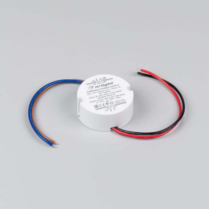 Блок питания ARJ-SP-40300-PFC-TRIAC-R (12W, 27-40V, 300mA), Arlight, 040962, изображение 2 Блок питания ARJ-SP-40300-PFC-TRIAC-R (12W, 27-40V, 300mA), Arlight, 040962, изображение 2