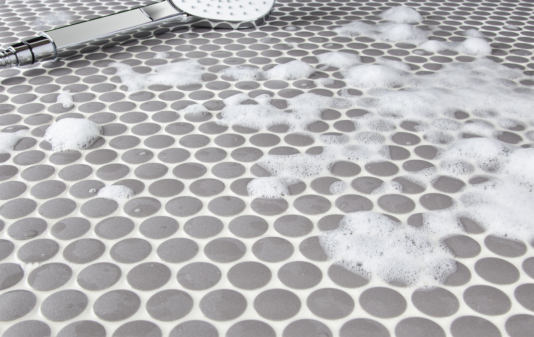 Мозаика Starmosaic Non-Slip Penny Round Dark Grey Antislip 30.9x31.5