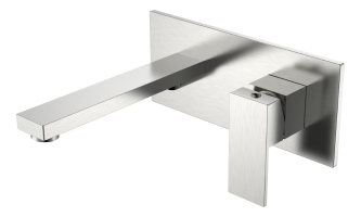 Встраиваемый смеситель Boheme Qubic 475-NB никель