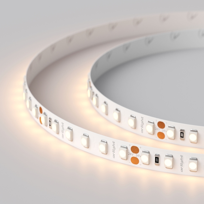 Светодиодная лента RT 2-5000 24V Warm2700 2x (3528, 600 LED, LUX), Arlight, 010346, изображение 4 Светодиодная лента RT 2-5000 24V Warm2700 2x (3528, 600 LED, LUX), Arlight, 010346, изображение 4