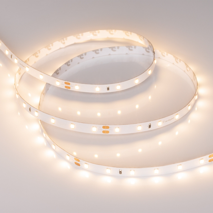 Светодиодная лента RT-A60-8mm 24V Warm3500 (4.8 W/m, IP20, 2835, 5m), Arlight, 034445, изображение 4 Светодиодная лента RT-A60-8mm 24V Warm3500 (4.8 W/m, IP20, 2835, 5m), Arlight, 034445, изображение 4