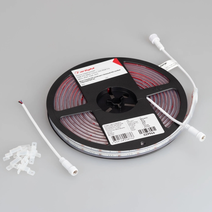 Светодиодная лента герметичная COB-PS-X840-12mm 24V RGB (16 W/m, IP67, CSP, 5m), Arlight, 039966, изображение 3 Светодиодная лента герметичная COB-PS-X840-12mm 24V RGB (16 W/m, IP67, CSP, 5m), Arlight, 039966, изображение 3