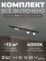 Комплект трековый Skylite №14, Hesby Lighting, HSBL_kompl_S014_VI1B4K