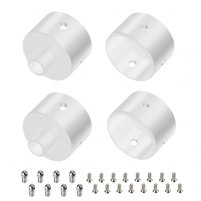 Заглушка WPH-FLEX-D22-360deg WHITE ALU с отверстием, Arlight, 049941, изображение 1 Заглушка WPH-FLEX-D22-360deg WHITE ALU с отверстием, Arlight, 049941, изображение 1