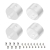 Заглушка WPH-FLEX-D22-360deg WHITE ALU с отверстием, Arlight, 049941