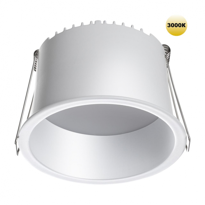 Светильник встраиваемый светодиодный IP20 LED 12W 220V 840Лм 3000К TRAN SPOT NT23 536 NOVOTECH 359236, изображение 1 Светильник встраиваемый светодиодный IP20 LED 12W 220V 840Лм 3000К TRAN SPOT NT23 536 NOVOTECH 359236, изображение 1