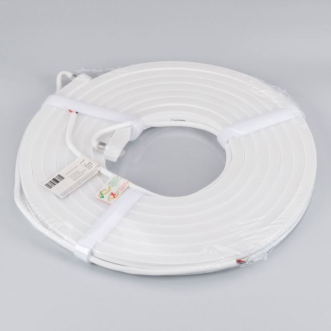 Светодиодная лента герметичная MOONLIGHT-SIDE-A140-12x17mm 24V Day4000 (9.6 W/m, IP67, 5m, wire x2), Arlight, 038797, изображение 5
