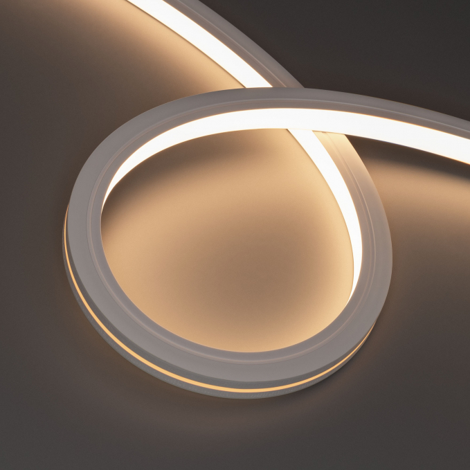 Светодиодная лента герметичная MOONLIGHT-TOP-X280-16x16mm 24V Warm3000 (10 W/m, IP67, 15m, wire x1), Arlight, 044309, изображение 2