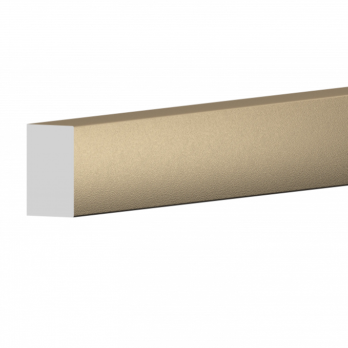Декоративная рейка Decor-Dizayn 632-200GM, 10x6x3000 мм Декоративная рейка Decor-Dizayn 632-200GM, 10x6x3000 мм