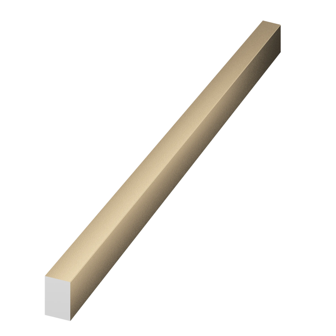 Декоративная рейка Decor-Dizayn 632-200GM, 10x6x3000 мм Декоративная рейка Decor-Dizayn 632-200GM, 10x6x3000 мм