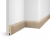 Плинтус Cosca Decor WP07 экошпон ясень Тирамису, 80x16x2400 мм, МДФ