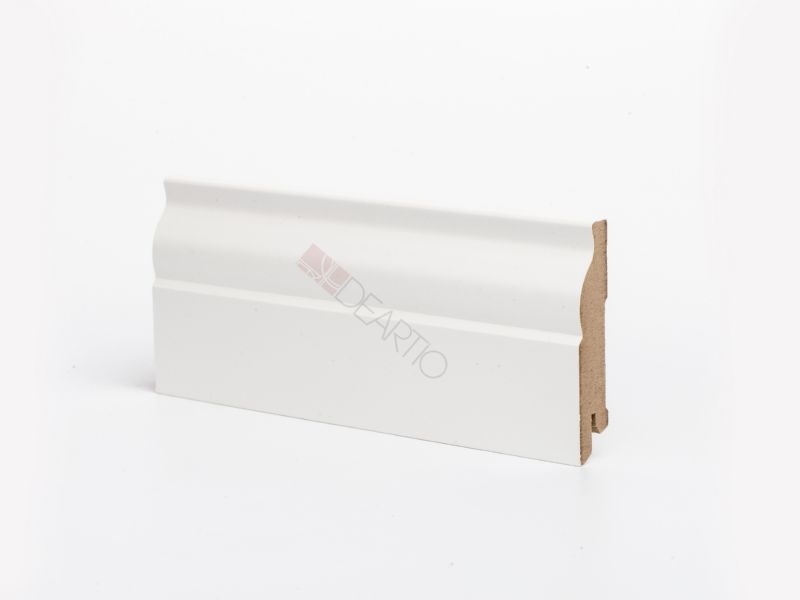 Плинтус Deartio U103-80 Белый, 80x16x2050 мм Плинтус Deartio U103-80 Белый, 80x16x2050 мм