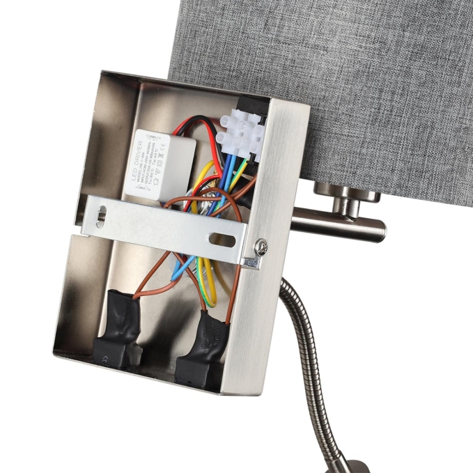Бра Е14 40W + LED 3W 4000K 220V NIKKI MODERNI LN26 530 LUMION 8251/2W, композиция 3 Бра Е14 40W + LED 3W 4000K 220V NIKKI MODERNI LN26 530 LUMION 8251/2W, композиция 3