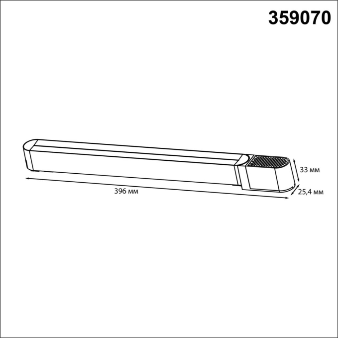 Драйвер для накладного шинопровода (арт.135193-135196) IP20 200W 48V SMAL DRIVE ДРАЙВЕР 200Вт DRIVE NT23 182 NOVOTECH 359070, схема товара Драйвер для накладного шинопровода (арт.135193-135196) IP20 200W 48V SMAL DRIVE ДРАЙВЕР 200Вт DRIVE NT23 182 NOVOTECH 359070, схема товара