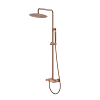 Душевая стойка со смесителем Boheme Stick 128-CB.3 брашированная медь