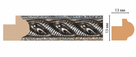 Молдинг Decomaster 118-29, 13x13x2400 мм Молдинг Decomaster 118-29, 13x13x2400 мм