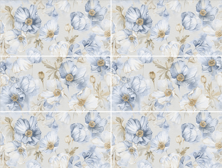 Керамогранит Staro Slim Decors Elite Bluebell Decor A+B 60x120 Matt Керамогранит Staro Slim Decors Elite Bluebell Decor A+B 60x120 Matt