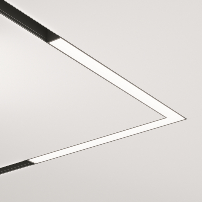 Трековый светильник Базис угловой / Basis Angle Exility 3000K 24Вт 120°, TR042-2-24W3K, изображение 1