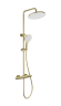 Душевая стойка со смесителем Wonzon & Woghand Neo WW-B3045-A-BG золото брашированная с термостатом Душевая стойка со смесителем Wonzon & Woghand Neo WW-B3045-A-BG золото брашированная с термостатом