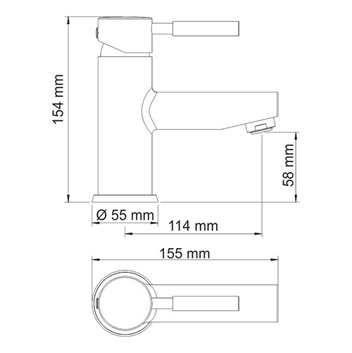 Смеситель для раковины WasserKRAFT Майн (Main) 4203