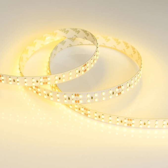 Светодиодная лента RT 2-5000 24V Yellow 2x2 (3528, 1200 LED, LUX), Arlight, 008774, изображение 3 Светодиодная лента RT 2-5000 24V Yellow 2x2 (3528, 1200 LED, LUX), Arlight, 008774, изображение 3