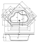 Ванна акриловая Riho Winnipeg 145x145 B010001005 угловая