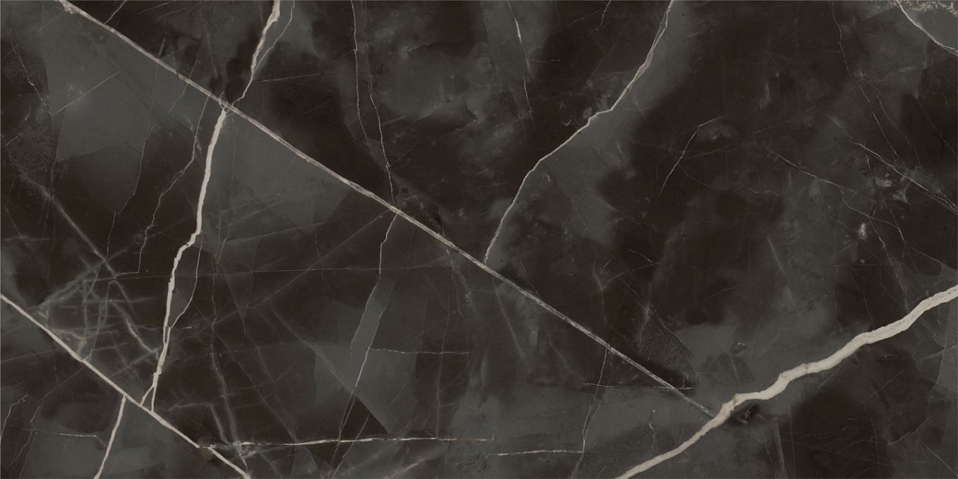 Керамогранит Italon Stellaris Absolut Black Lux 80x160, 610015000689