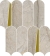 Мозаика Italon Stellaris Elegant Silver Mosaico Elegant 32.5х36.1, 620110000233