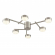 Люстра потолочная LED GX53 6*7W 220V DABRA COMFI LN26 248 LUMION 8115/6C, дополнительный ракурс