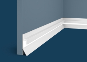 Плинтус Cosca Decor PL004, 65х16x2000 мм, Экополимер Плинтус Cosca Decor PL004, 65х16x2000 мм, Экополимер