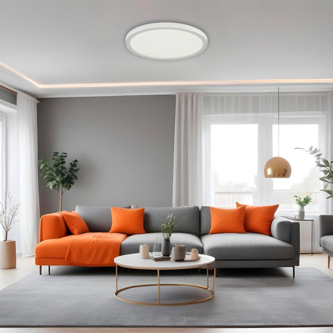 Светильник LED 18Вт 3000/4000/6500К D225 IP44 CCT/датчик движения NEBULA WHITE MITRA LED SN 000 СОНЕКС 7790/18L, фото в интерьере 1 Светильник LED 18Вт 3000/4000/6500К D225 IP44 CCT/датчик движения NEBULA WHITE MITRA LED SN 000 СОНЕКС 7790/18L, фото в интерьере 1