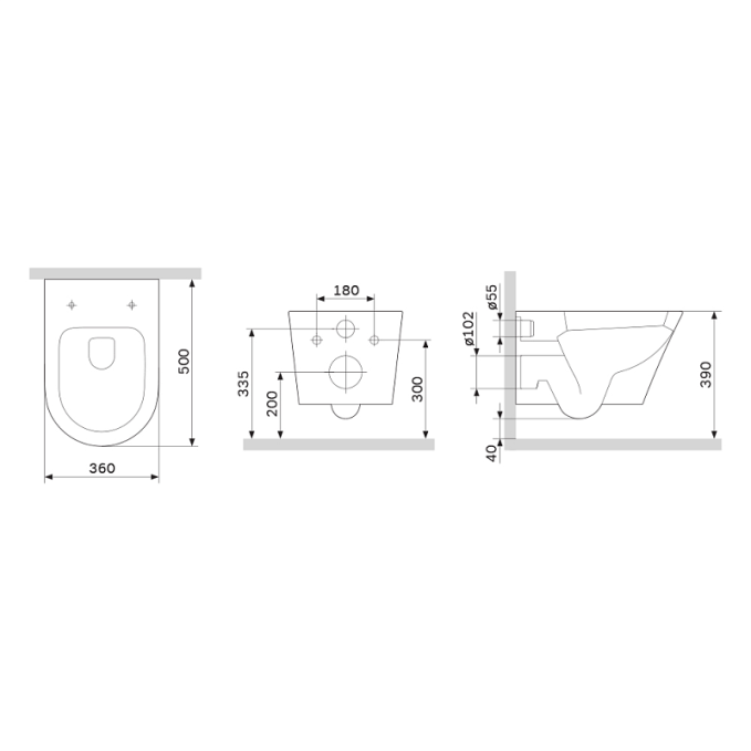 Унитаз AM.PM Sense C741701SC