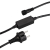 Шнур питания ARD-CLASSIC-BALL-STD-1.5M Black (230V, 1.6A), Arlight, 025651