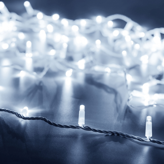 Светодиодная гирлянда ARD-STRING-CLASSIC-10000-WHITE-100LED-STD WHITE (230V, 7W), Arlight, 025811, изображение 1 Светодиодная гирлянда ARD-STRING-CLASSIC-10000-WHITE-100LED-STD WHITE (230V, 7W), Arlight, 025811, изображение 1