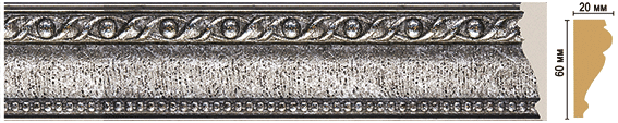 Молдинг Decomaster 161-44, 60x22x2400 мм Молдинг Decomaster 161-44, 60x22x2400 мм
