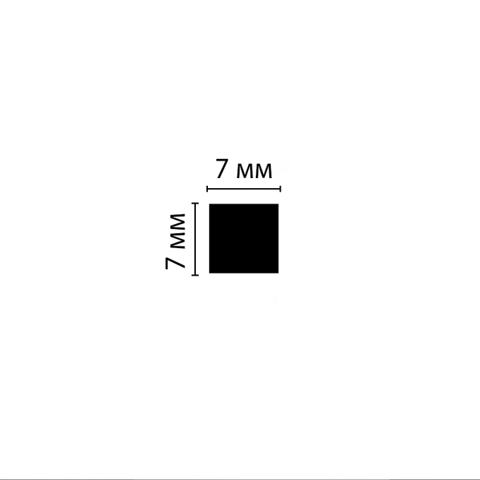 Молдинг Decomaster 137-243 ДМ, 7x7x2900 мм Молдинг Decomaster 137-243 ДМ, 7x7x2900 мм