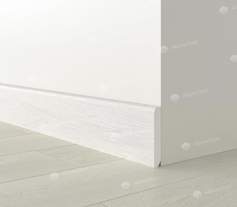 Плинтус Alpine Floor Parquet Light Белый, SK 13-0 Плинтус Alpine Floor Parquet Light Белый, SK 13-0