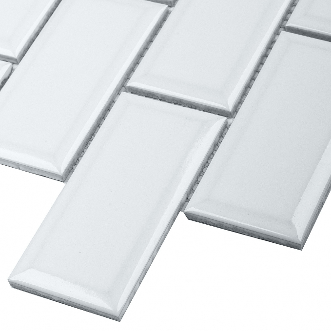 Мозаика Starmosaic Brick & Metro White Glossy 45x95 29.1x29.5 Мозаика Starmosaic Brick & Metro White Glossy 45x95 29.1x29.5
