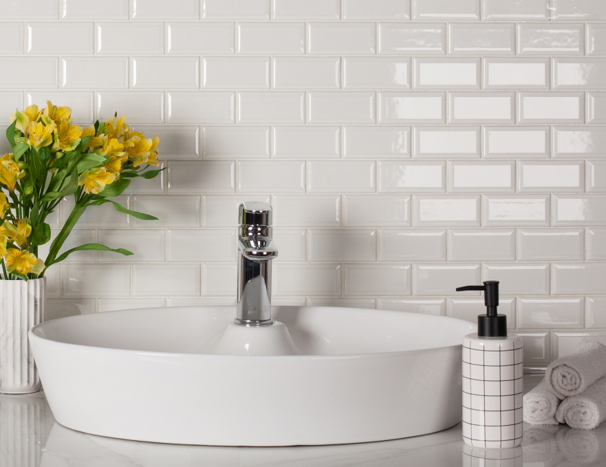 Мозаика Starmosaic Brick & Metro White Glossy 45x95 29.1x29.5 Мозаика Starmosaic Brick & Metro White Glossy 45x95 29.1x29.5