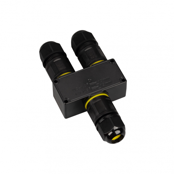 Коннектор NEO-GERM-3pin-Y-WTW (4-8mm), Arlight, 053435, изображение 1 Коннектор NEO-GERM-3pin-Y-WTW (4-8mm), Arlight, 053435, изображение 1