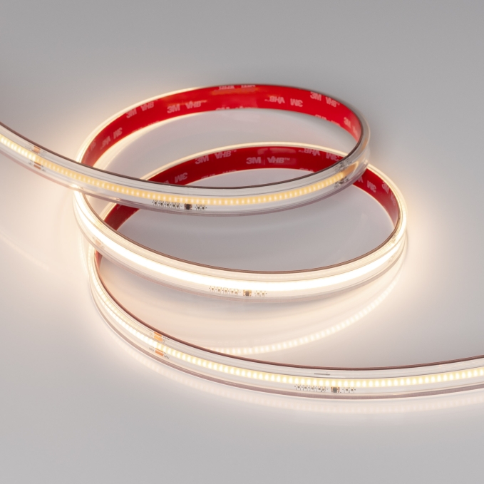 Светодиодная лента герметичная SPI-COB-PS-X378-14mm 24V Warm3000-PX63-BPT (7 W/m, IP67, 5m), Arlight, 041742, изображение 3 Светодиодная лента герметичная SPI-COB-PS-X378-14mm 24V Warm3000-PX63-BPT (7 W/m, IP67, 5m), Arlight, 041742, изображение 3