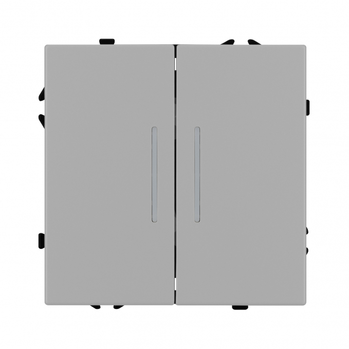 Механизм выключателя двухклавишный непроходной LED SWT-NOBE-MK02-SFPL-L-IS (230V, 10A), Arlight, 059418, изображение 3