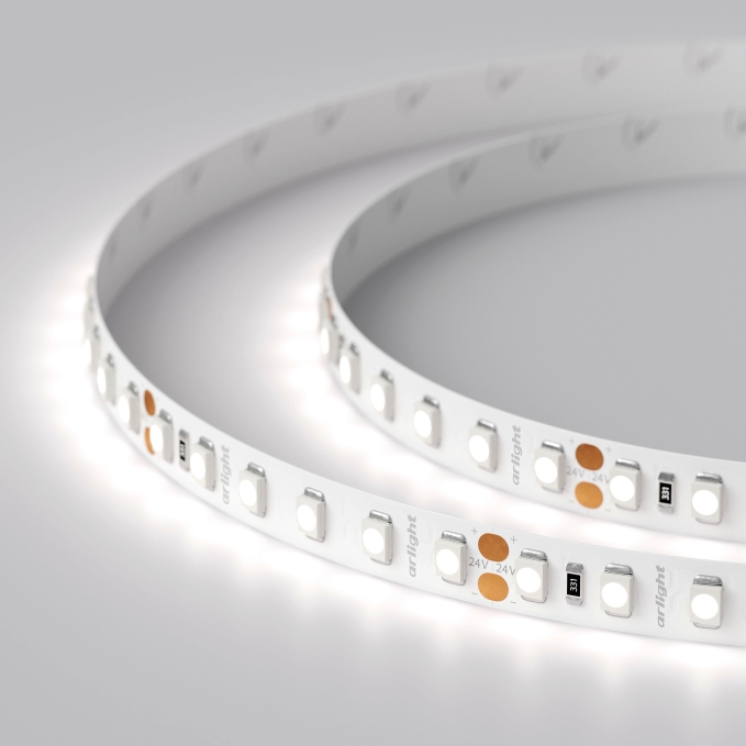 Светодиодная лента RT 2-5000 24V White6000 2x (3528, 600 LED, LUX), Arlight, 010347(B), изображение 2 Светодиодная лента RT 2-5000 24V White6000 2x (3528, 600 LED, LUX), Arlight, 010347(B), изображение 2