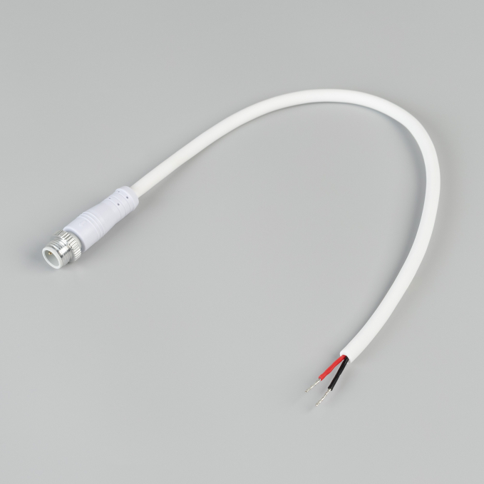 Коннектор питания ARL-WAVE-1615-CON-POWER-MALE-2PIN-WHT, Arlight, 059759, изображение 1