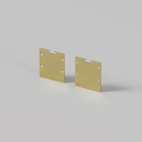 Комплект заглушек (для профиля 35x35) 2 шт., ALM-3535BT-BR-EC 642039, 642039 Комплект заглушек (для профиля 35x35) 2 шт., ALM-3535BT-BR-EC 642039, 642039