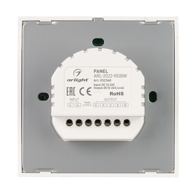 Панель ARL-2022-RGBW (12-24V, 4x4A, Sens), Arlight, 032360, изображение 3 Панель ARL-2022-RGBW (12-24V, 4x4A, Sens), Arlight, 032360, изображение 3