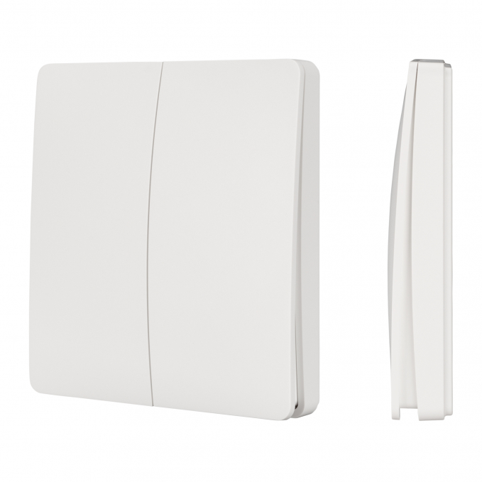 INTELLIGENT ARLIGHT Кнопочная панель KINETIC-801-22-2G-WP-SUF White (No battery, IP67, 433Mhz), Arlight, 043317, изображение 1